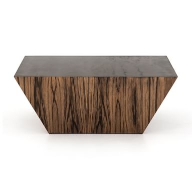 Borino Metal Coffee Table, Toasted Umber - Image 3