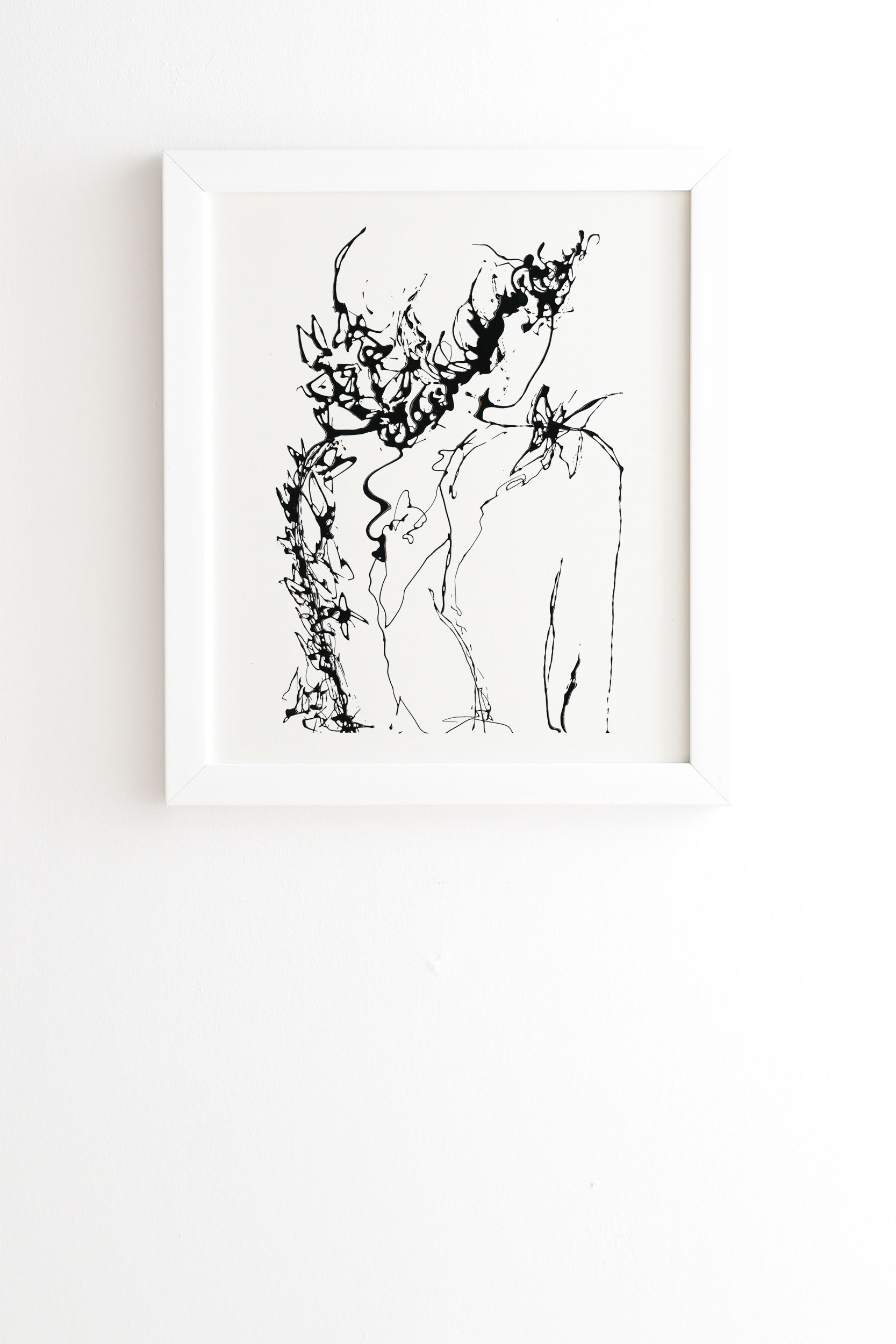 Chrysalide by Elodie Bachelier - Framed Wall Art Basic White 19" x 22.4" - Image 0