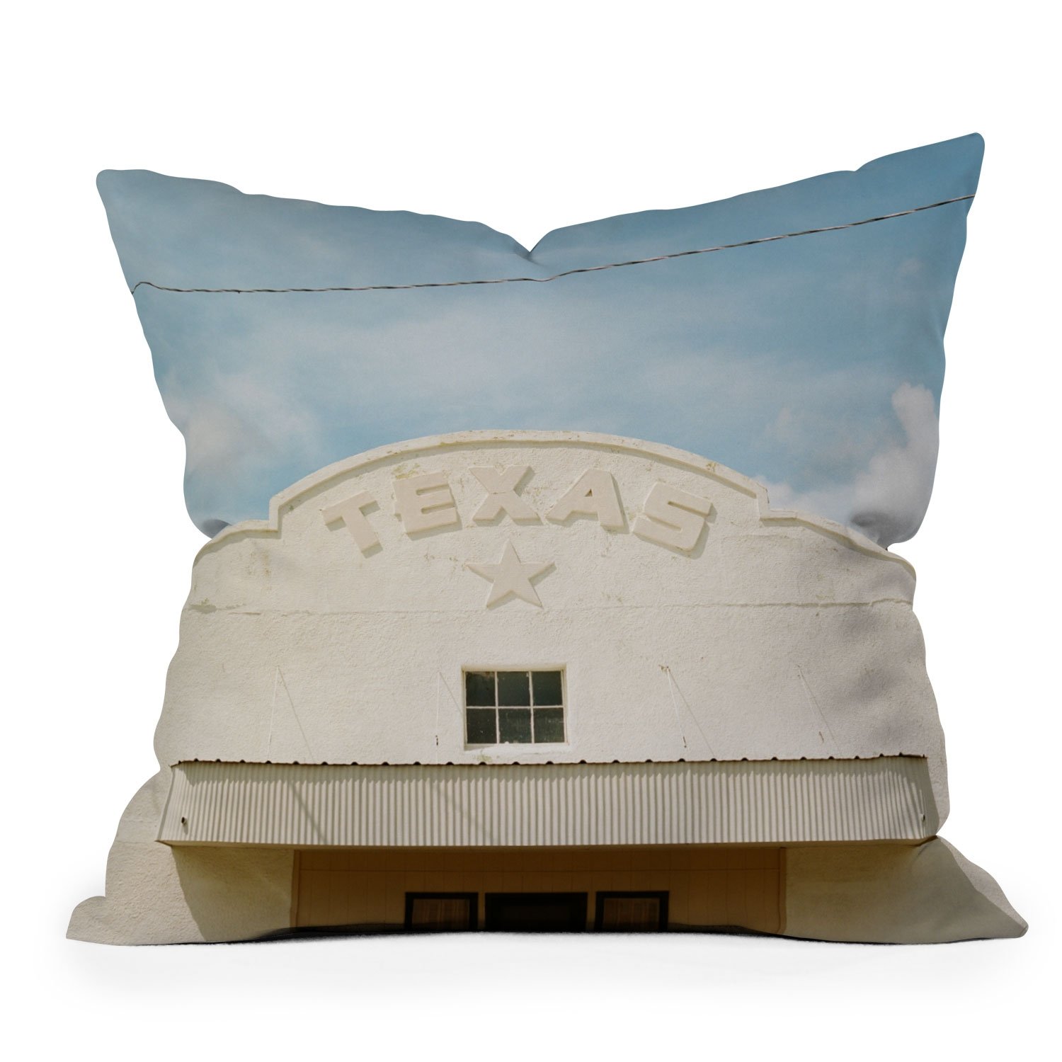 Marfa Texas Xxii On Film by Bethany Young Photography - Indoor Throw Pillow 18" x 18" cover only - Image 0