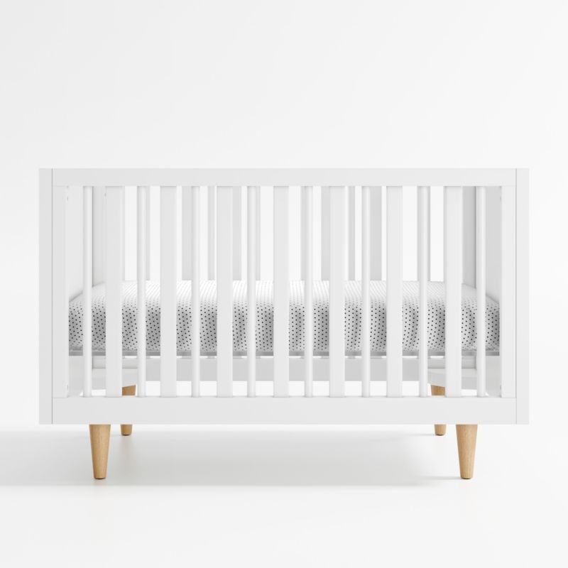 Finn White Wood Toddler Bed Rail - Image 2
