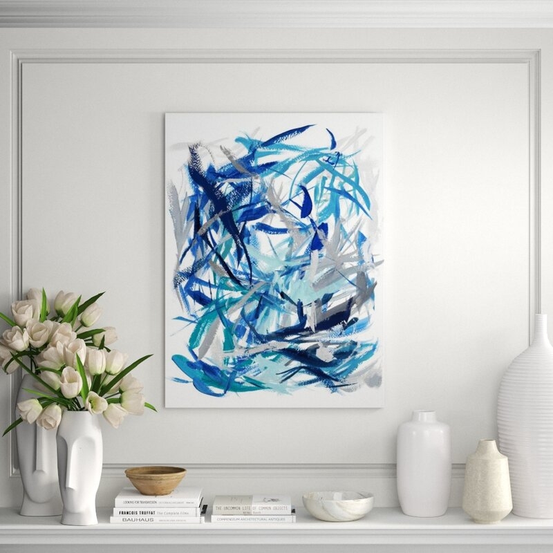 Chelsea Art Studio Blue Rising II by Fern Cassidy - Painting - Image 0