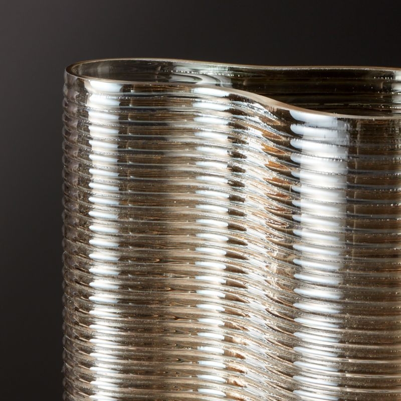 Fluid Dark Glass Vase - Image 2