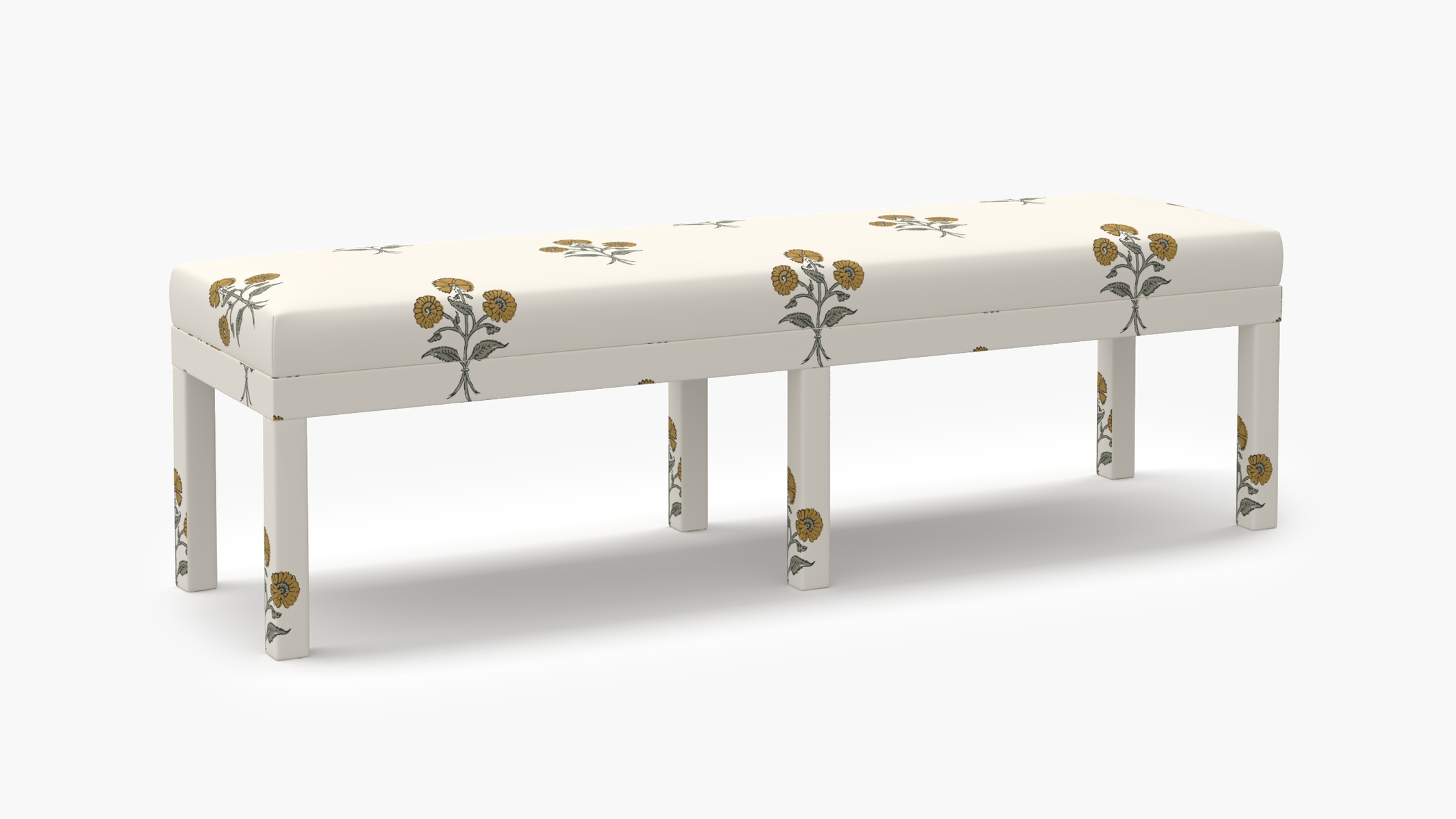 Parsons Bench, Marigold Delphine - Image 1