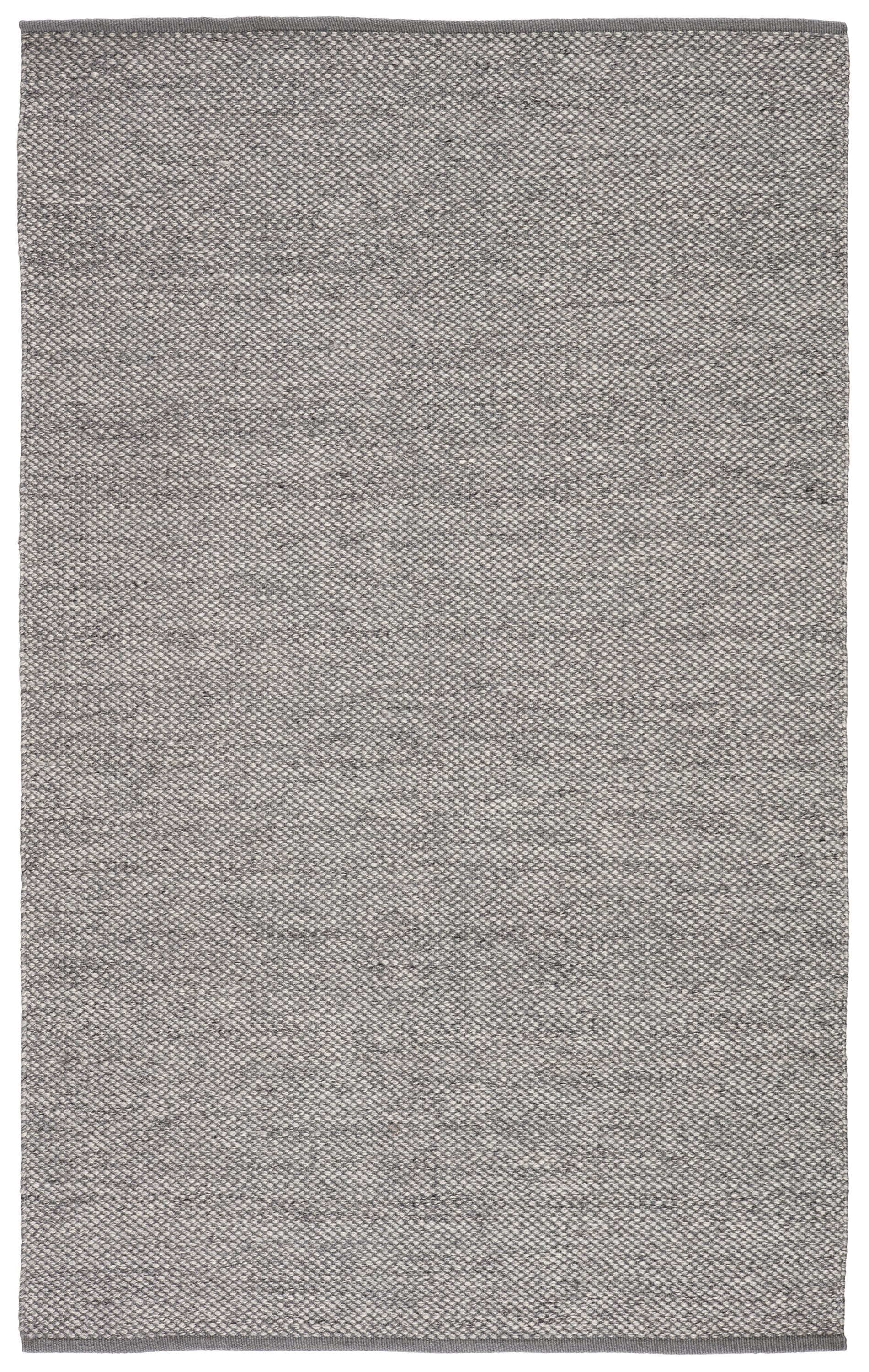 Lamanda Indoor/ Outdoor Solid Gray/ Ivory Area Rug (8'X10') - Image 0