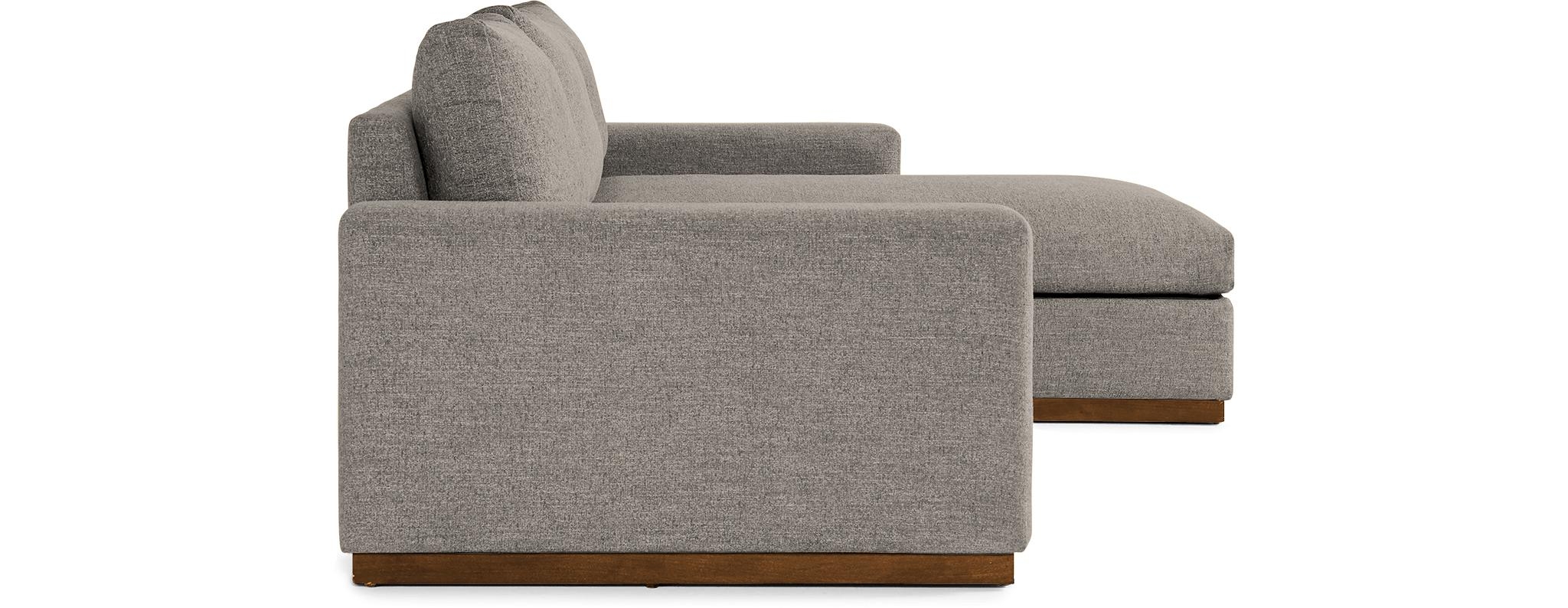 Beige/White Holt Mid Century Modern Sectional with Storage - Prime Stone - Mocha - Right - Image 2