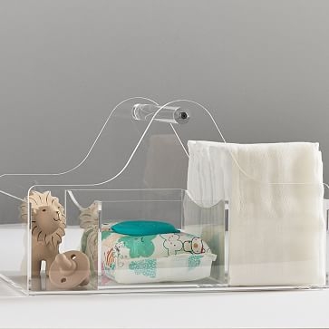 Acrylic Storage Diaper Bin, Small, WE Kids - Image 2