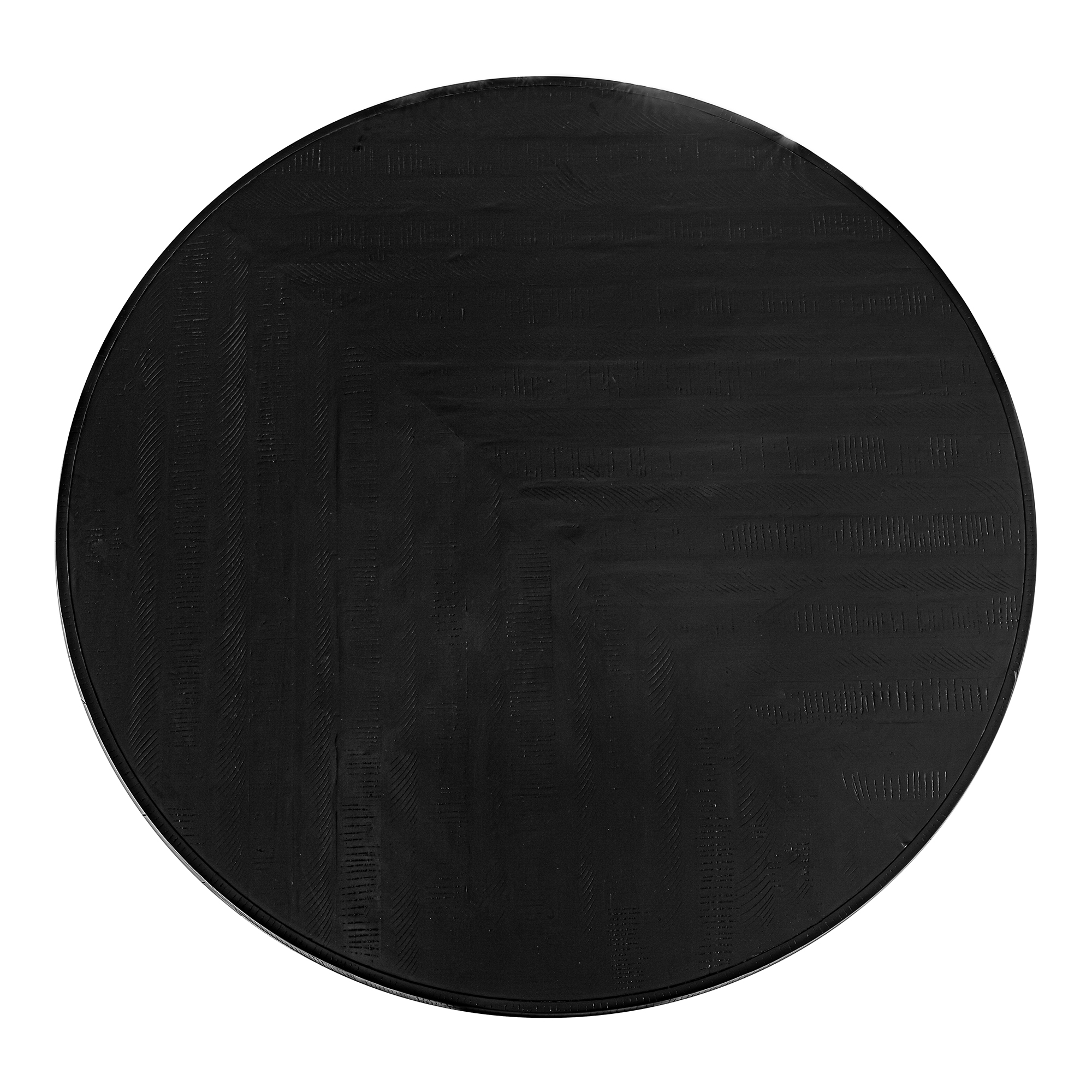 Parq 60 Inch Round Dining Table Black - Image 3
