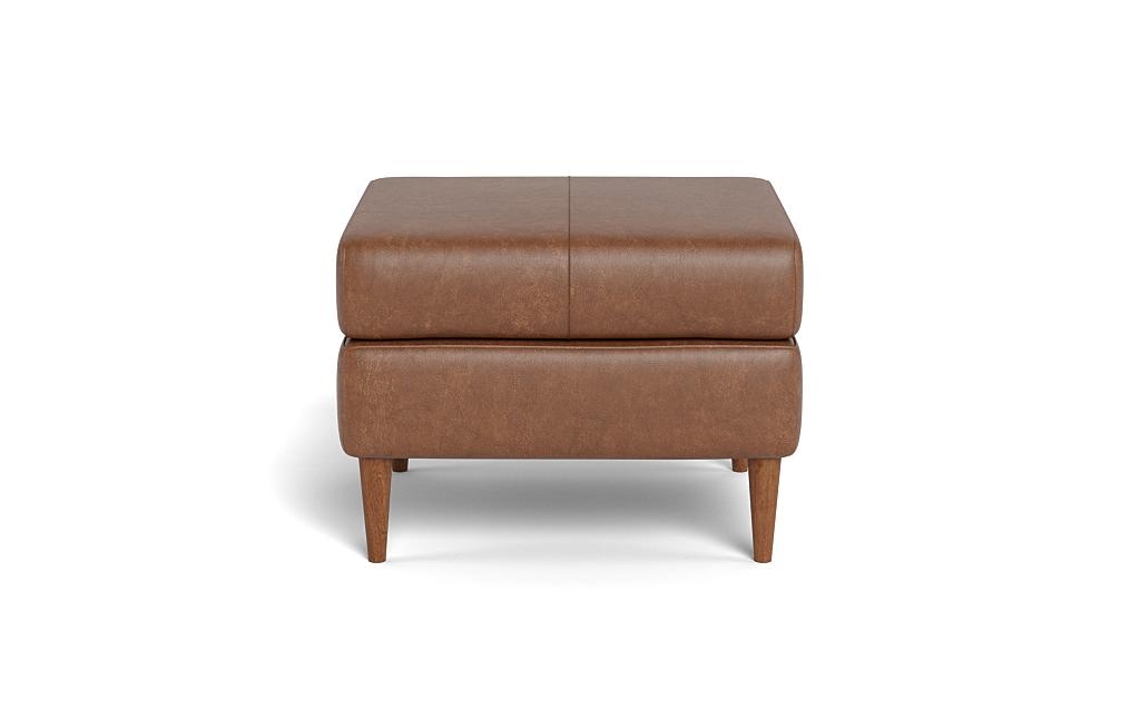 Asher Leather Ottoman  - Image 0