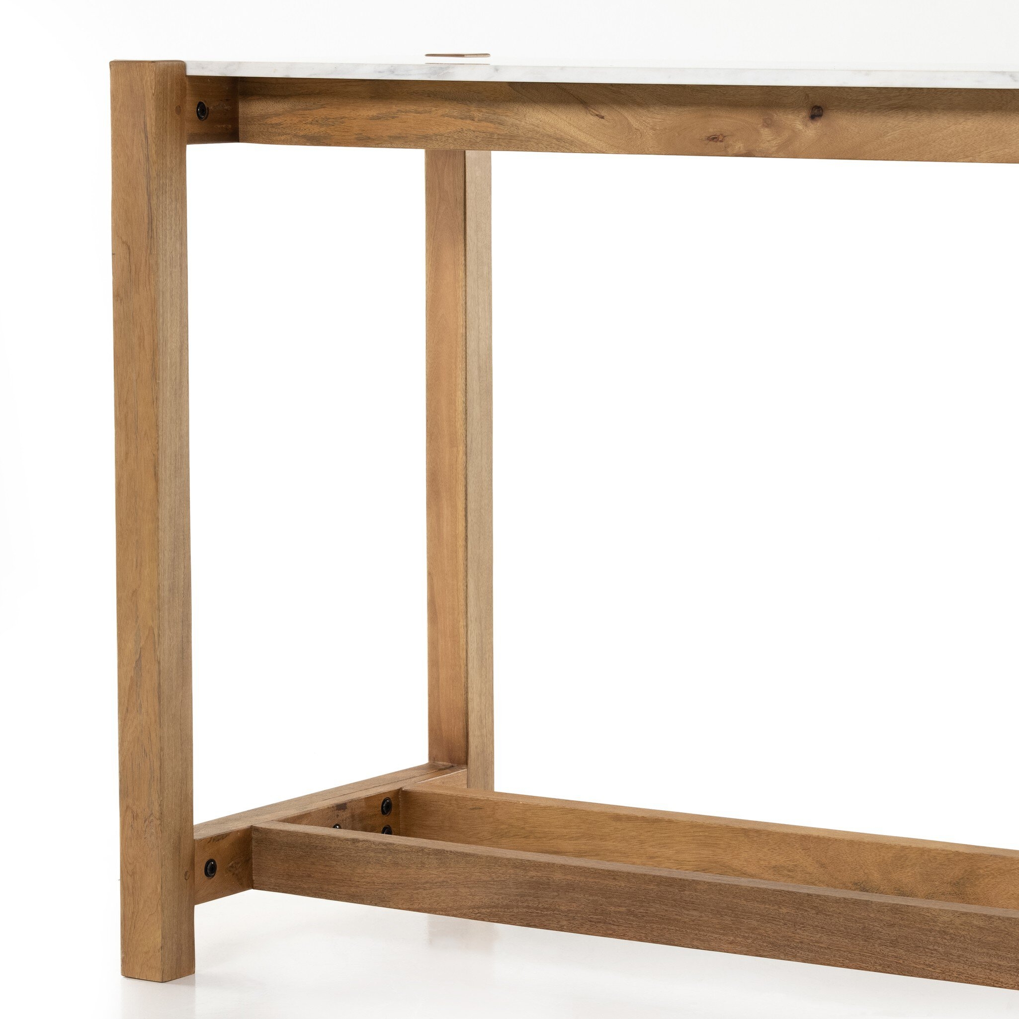 Scout Bar + Counter Table - Polished White Marble - Image 7