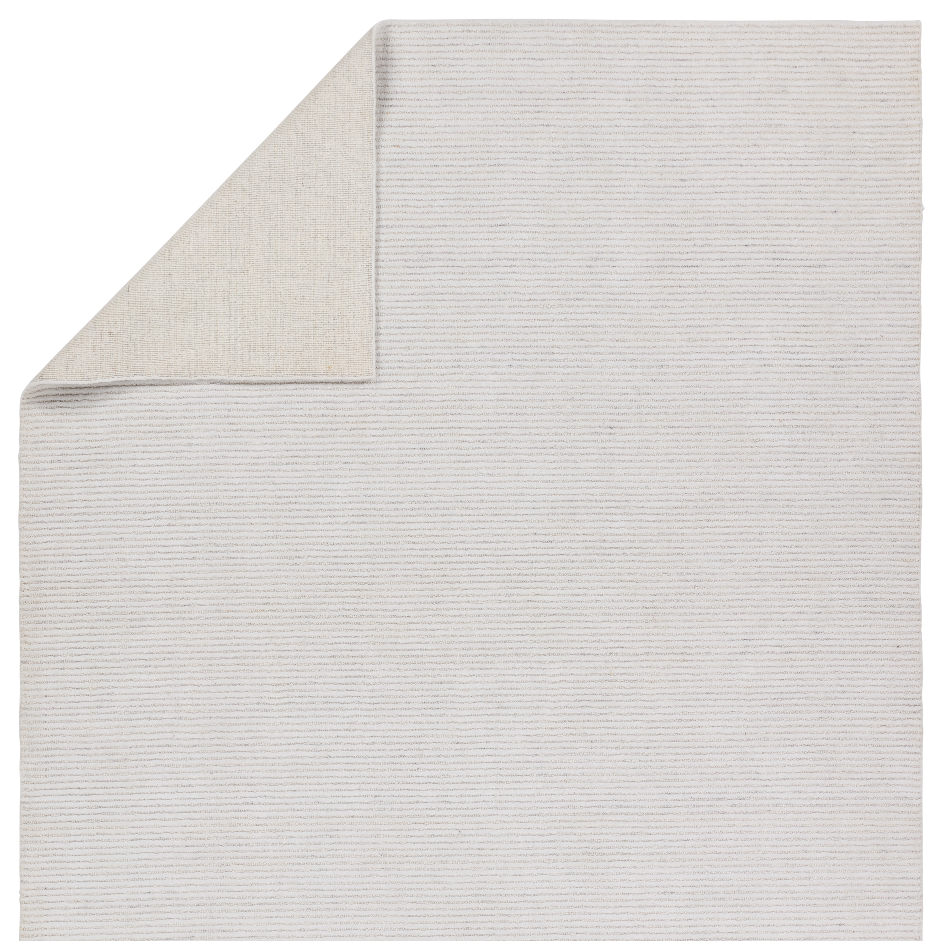 Mona Handmade Indoor/Outdoor Solid Ivory Area Rug (5'X8') - Image 2