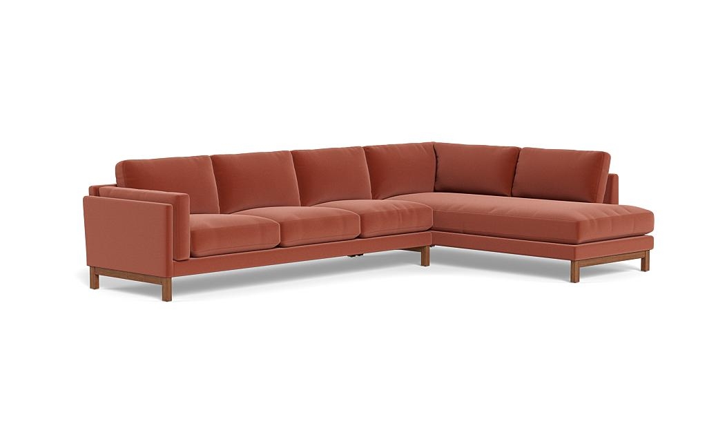 Gaby 4-Seat Sectional with Right Bumper - Image 1