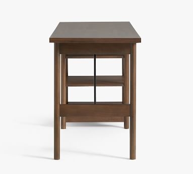 Bloomquist 64" Desk with Shelves, Warm Dusk - Image 3