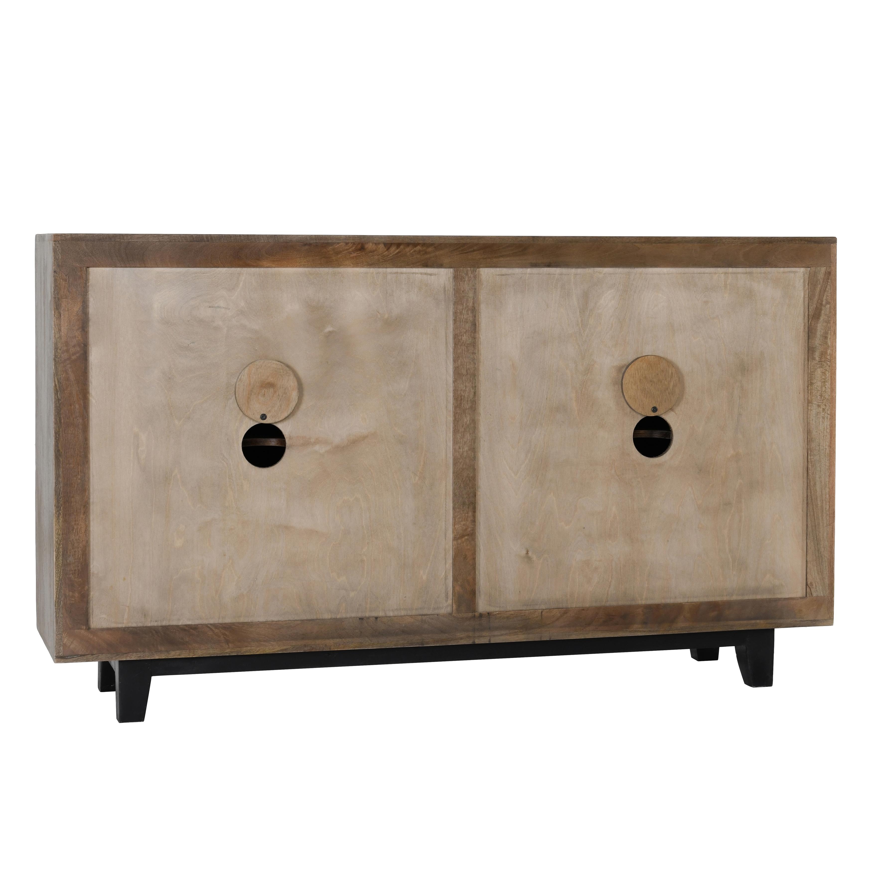 Vivienne 4Dr Sideboard Light Gray - Image 4