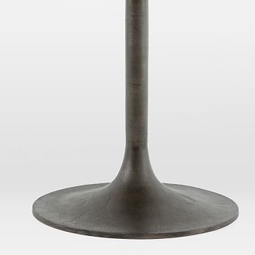 Tulip Pedestal Dining Table, Round, 44", Raw Mango - Image 2
