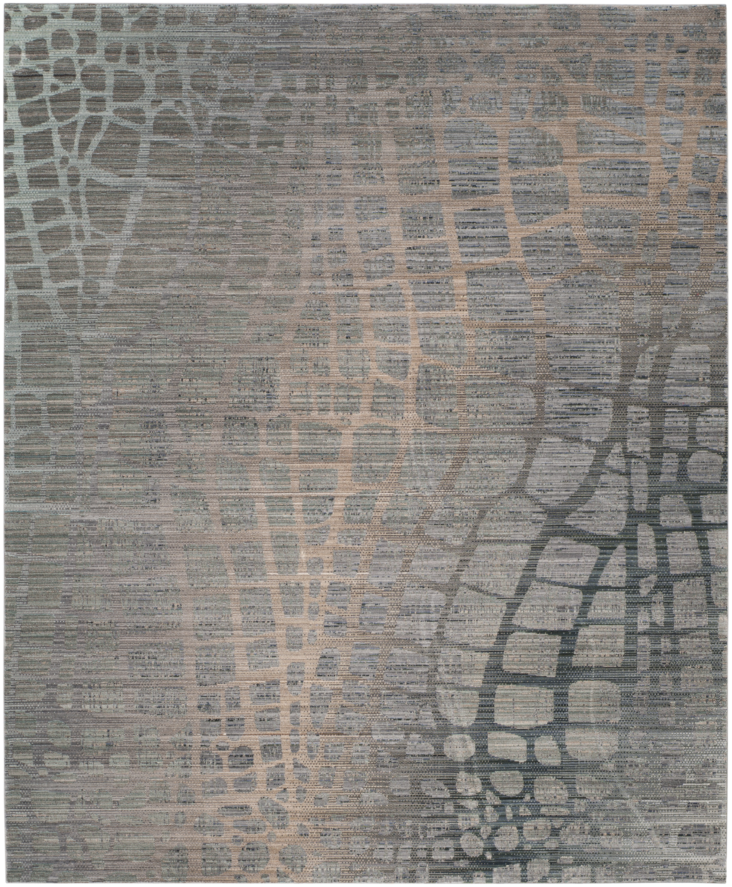 Arlo Home Woven Area Rug, VAL204C, Grey/Multi,  9' X 12' - Image 0