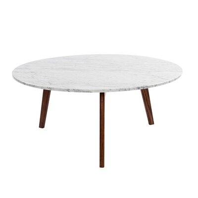 Iola Round Marble Coffee Table - Image 0