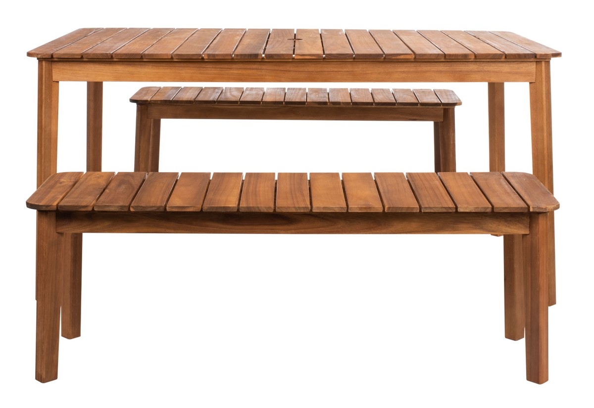 Europa Dining Set - Natural - Safavieh - Image 0