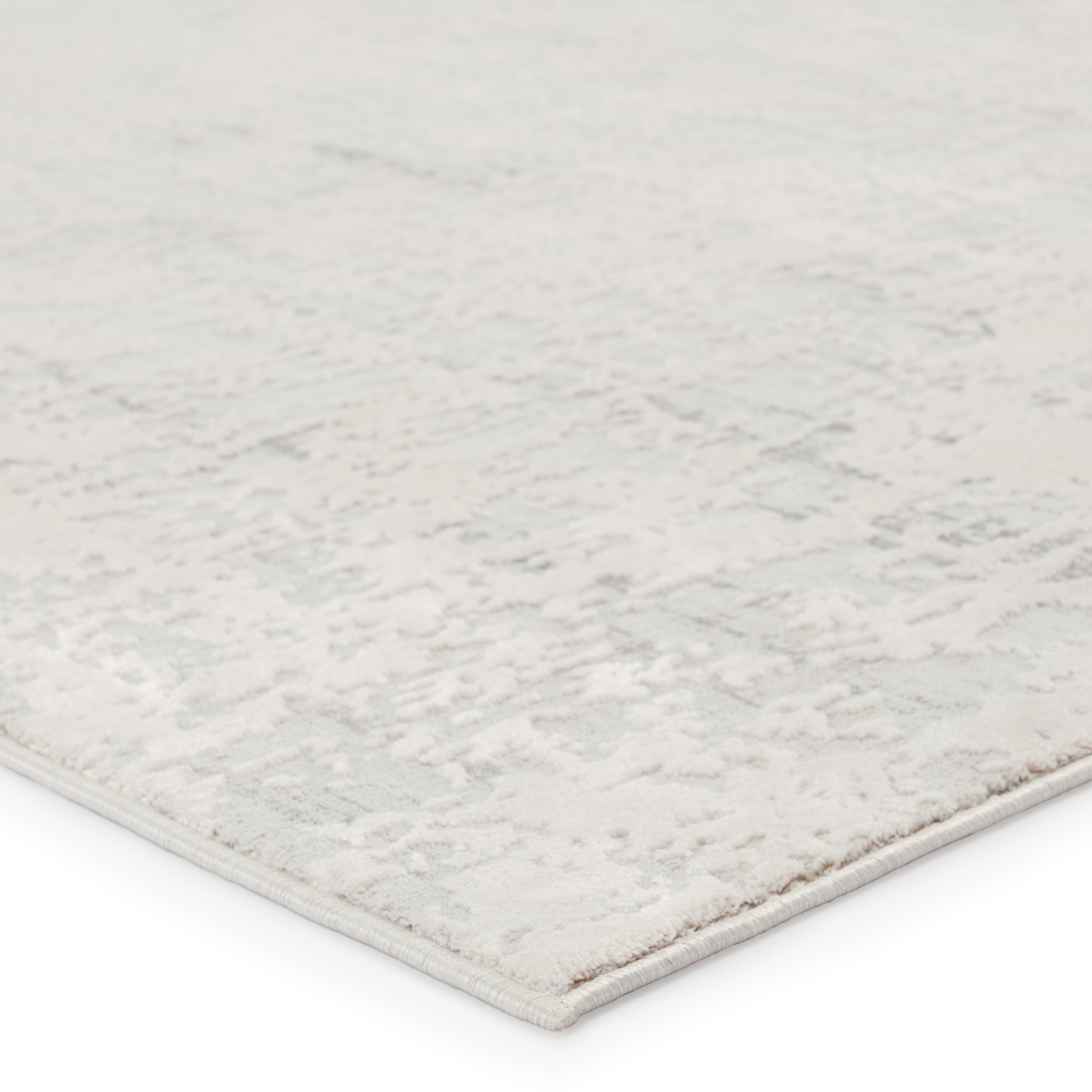 Arvo Abstract Silver/ White Area Rug (12'X15') - Image 1