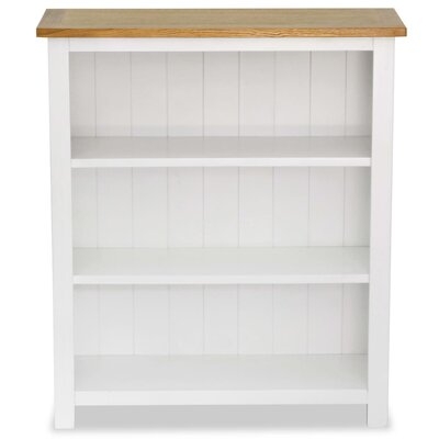 Dante 32.28" H x 28.35" W Solid Wood Standard Bookcase - Image 0