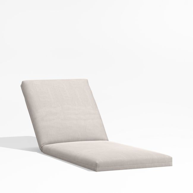 Alfresco Replacement Ash Brown Sunbrella ® Outdoor Chaise Lounge Cushion - Image 0