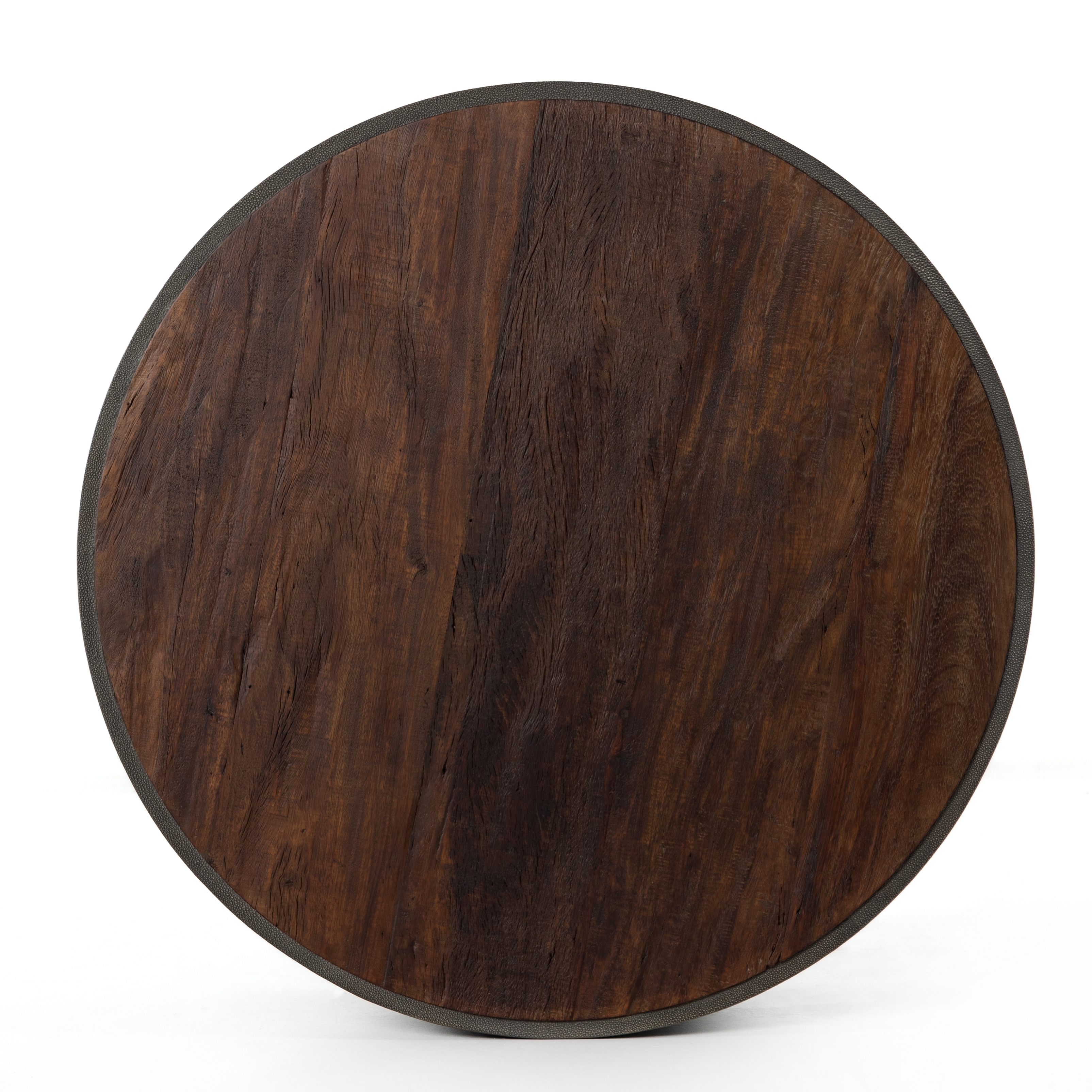 Crosby Round Coffee Table - Natural Peroba - Image 3
