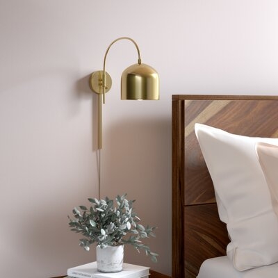 Rawlins 1 - Light Plug-in Armed Sconce - Image 0