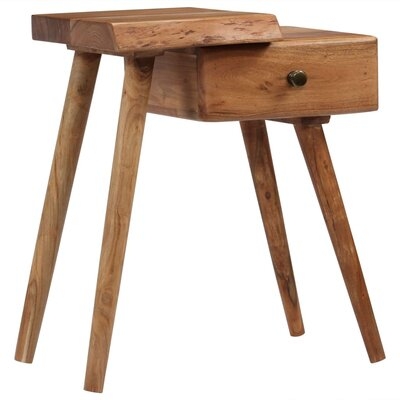 Ellensburg 1 - Drawer Solid Wood Nightstand in Brown - Image 0