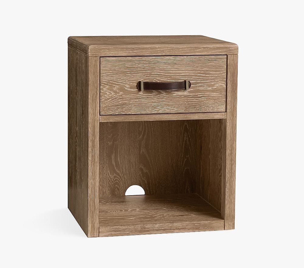 Collins Nightstand, Smoked Gray, In-Home Delivery - Image 0