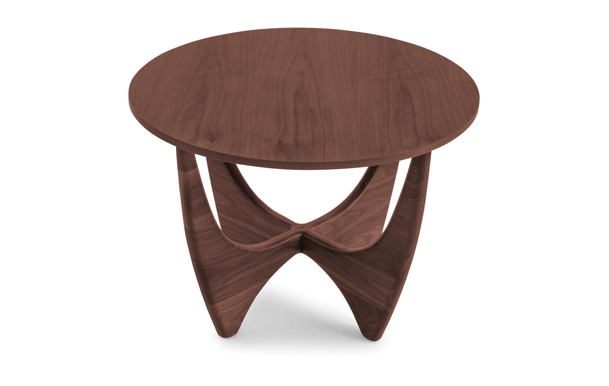 Stern Mid Century Modern (Wood Top) End Table - Walnut - Image 1