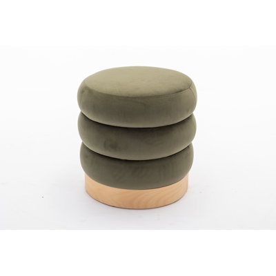 18'' Round Upholstered Ottoman