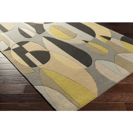 Forum Brown Indoor 9'9" x 9'9" Handmade Rug - Image 1