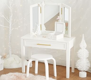 Madeline Stool, Simply White - Image 2