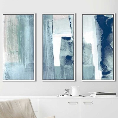 Miss The Sea II Susan Jill - 3 Piece Floater Frame Print on Canvas - Image 0