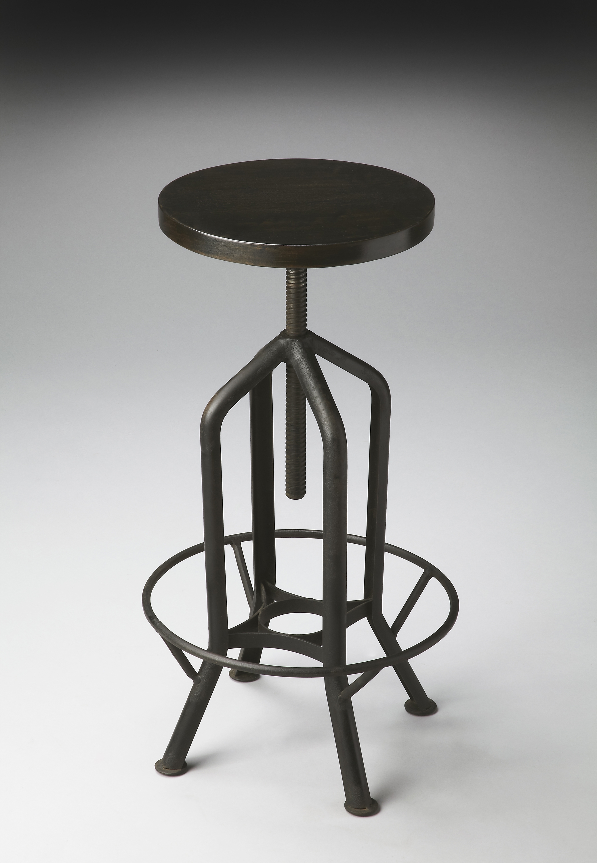 Hampton Metalworks Revolving Bar Stool - Image 2
