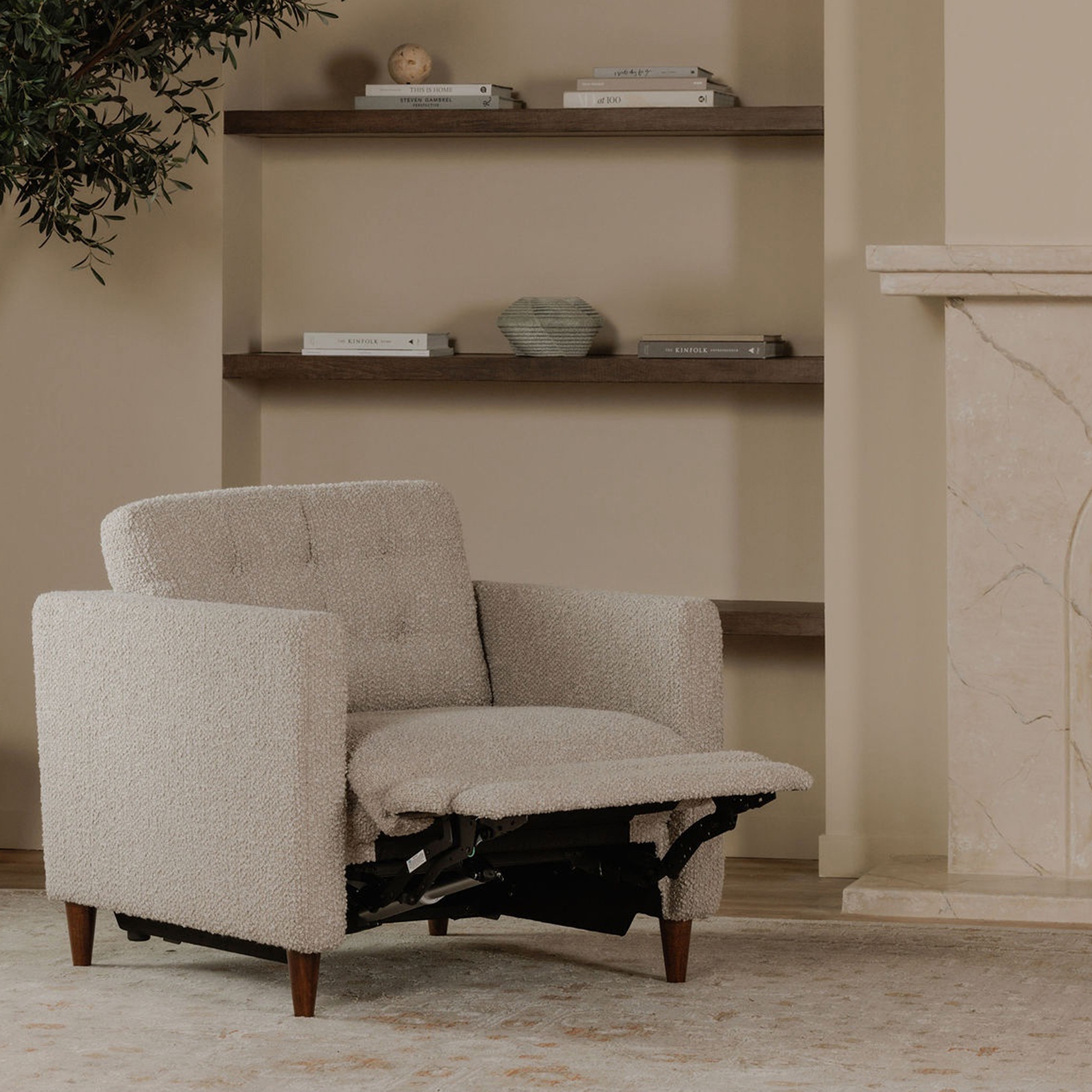 Bridgers Power Recliner Chair Warm Grey - Image 6