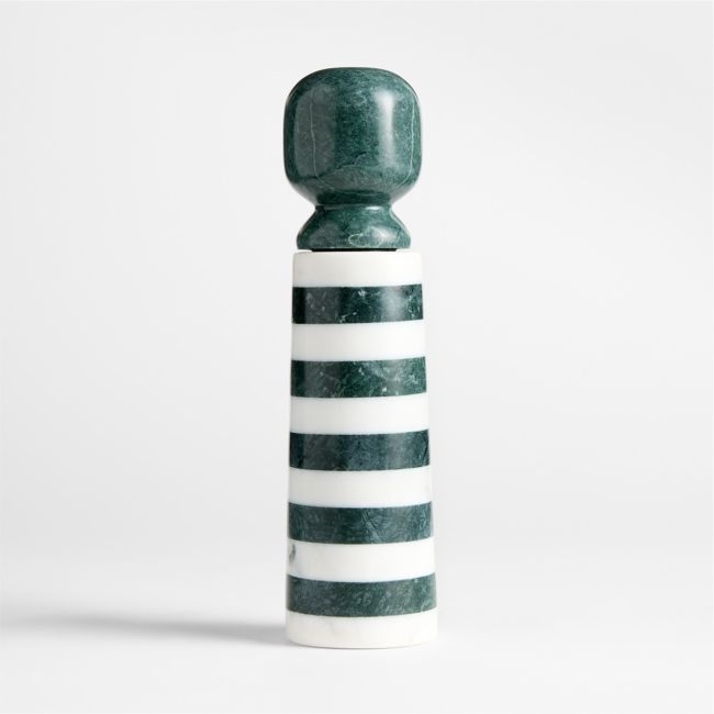 Geneve Green and White Marble Salt Mill by Daniel Humm - Image 0