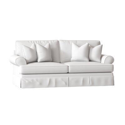 Negley 91" Round Arm Sofa Bed with Reversible Cushions - Image 0
