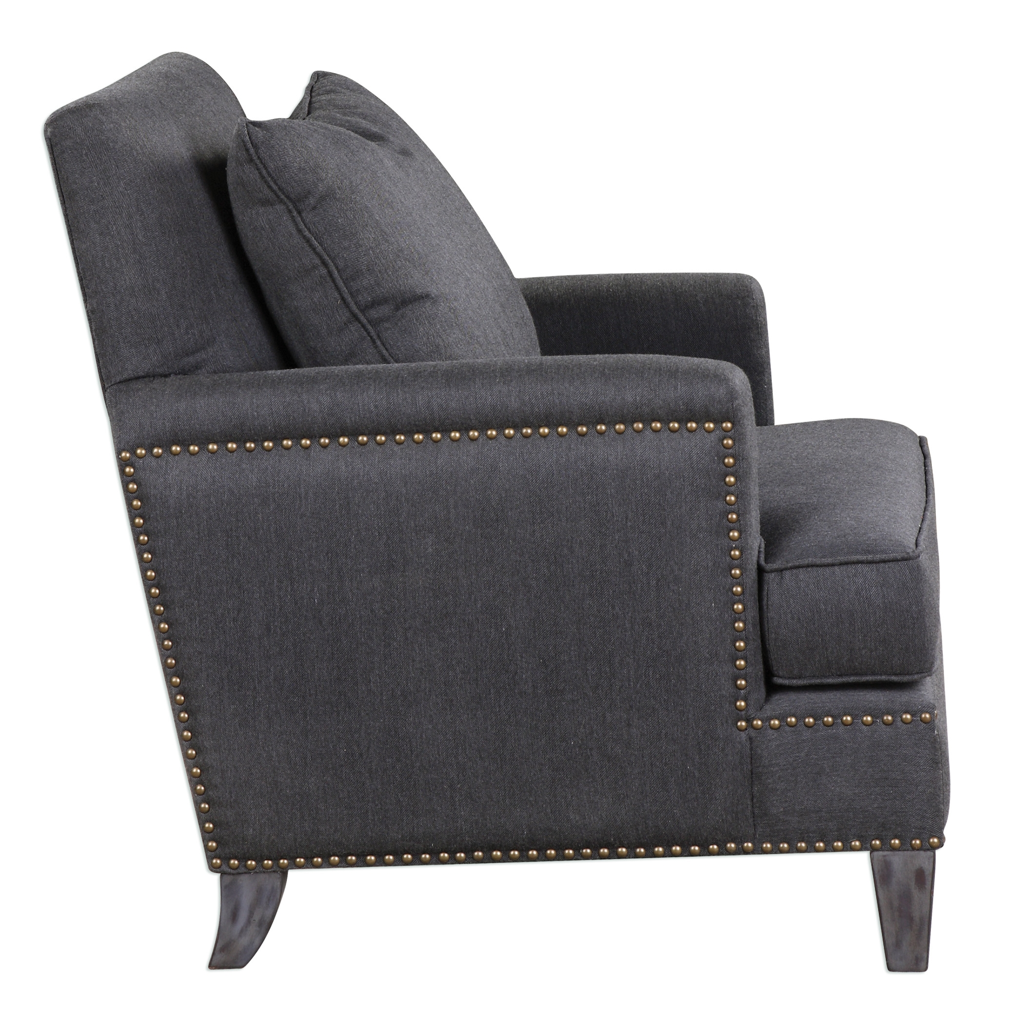 Connolly Charcoal Armchair - Image 3