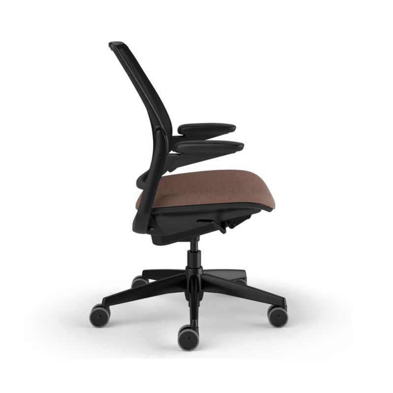 Humanscale ® Smart Ocean Brown Twill Office Chair - Image 2