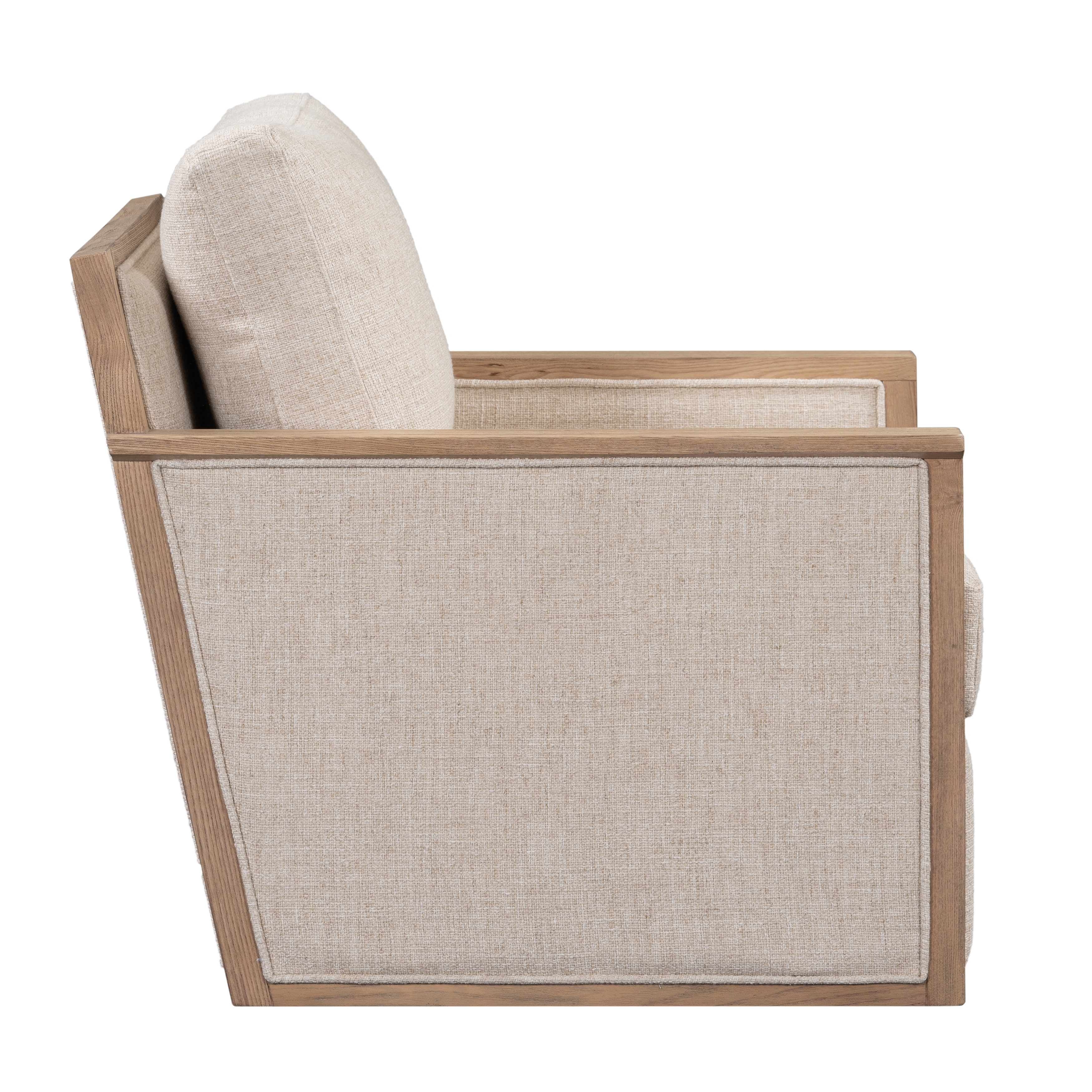 Norman Swivel Accent Chair Natural - Image 2