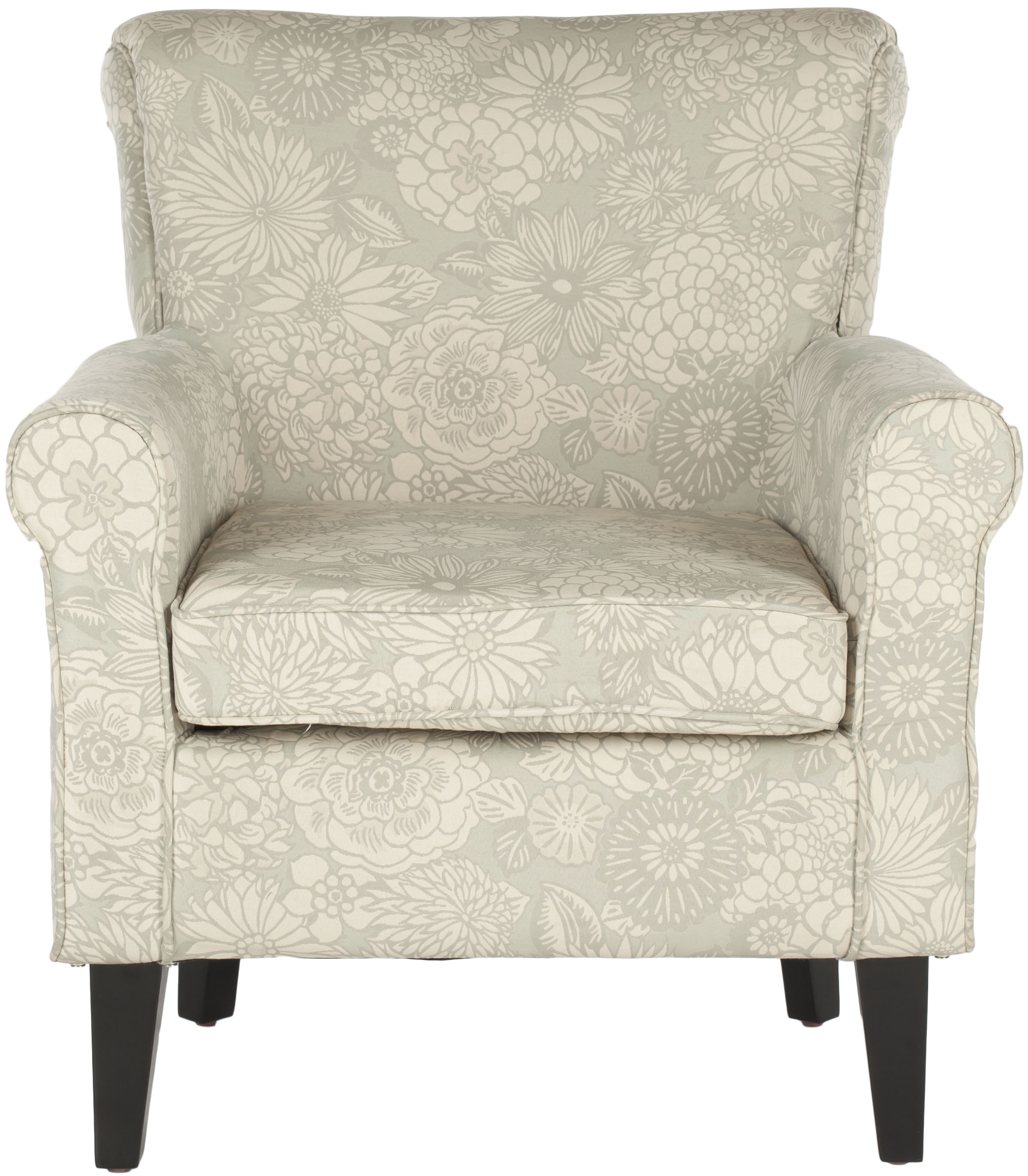 Hazina Club Chair - Abbey Mist - Safavieh - Image 0