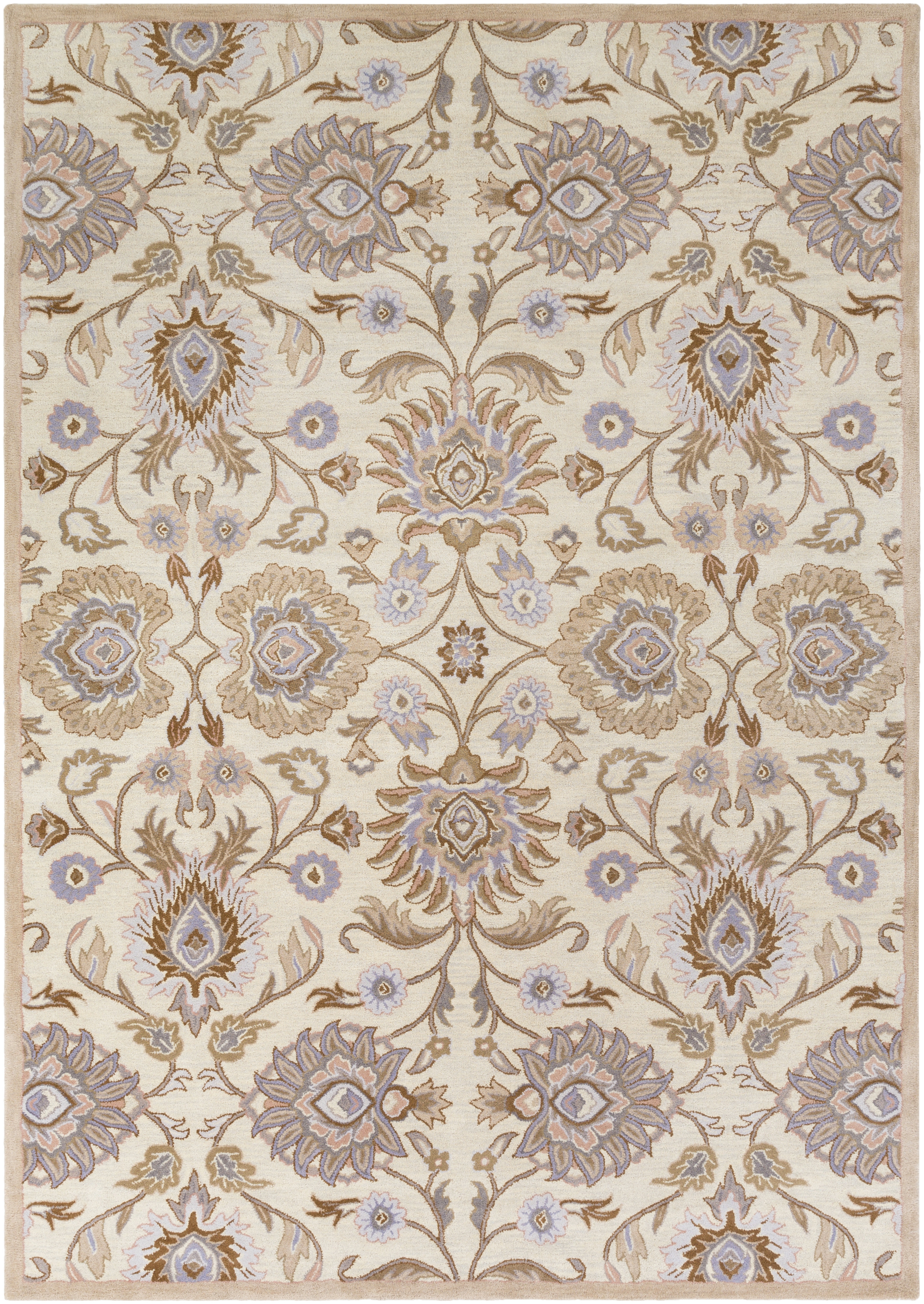Caesar Beige Indoor 6' x 9' Handmade Rug - Image 0