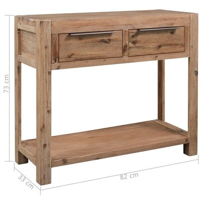 12.99'' Solid Wood Console Table - Image 0
