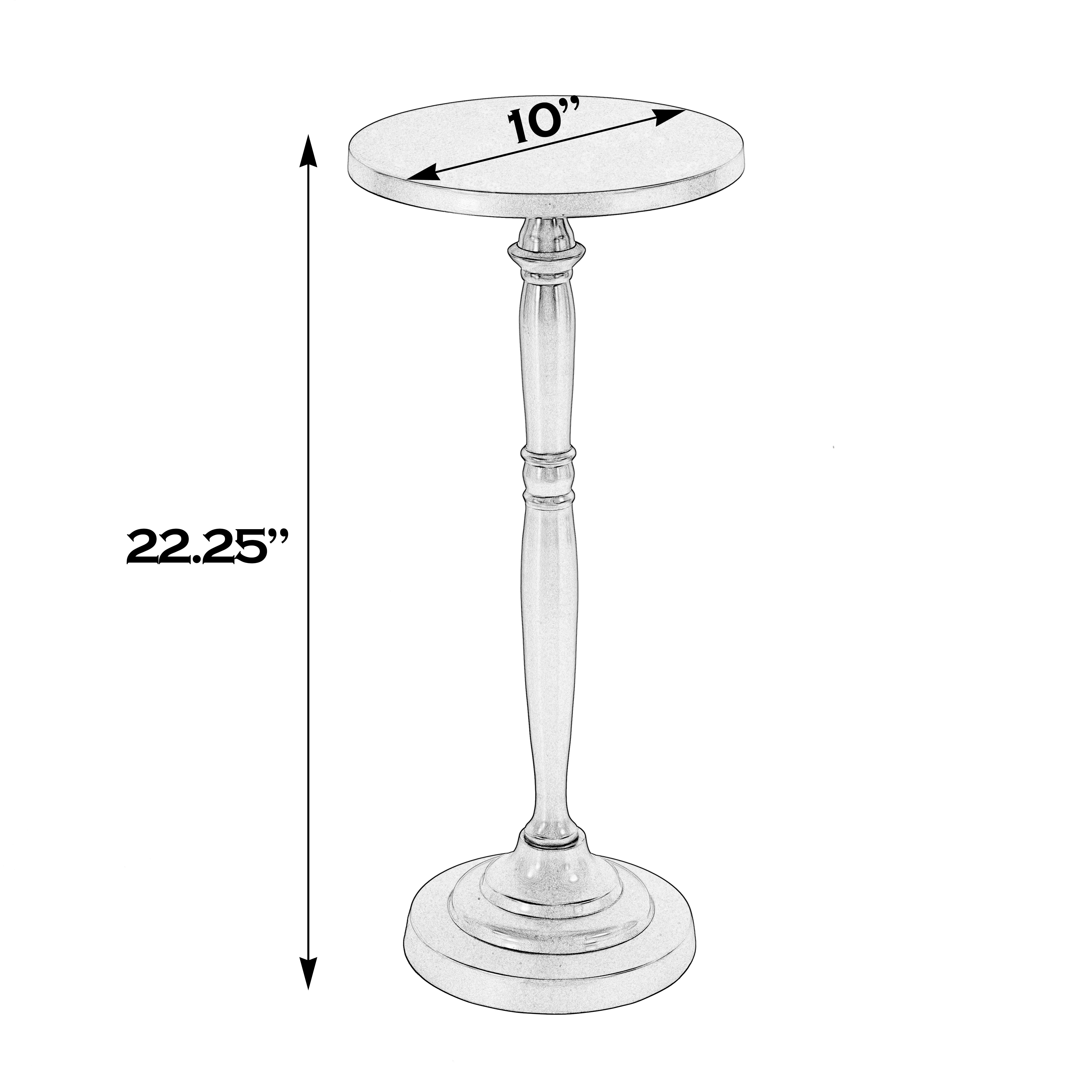 Langford Antique Gold Side Table - Image 3