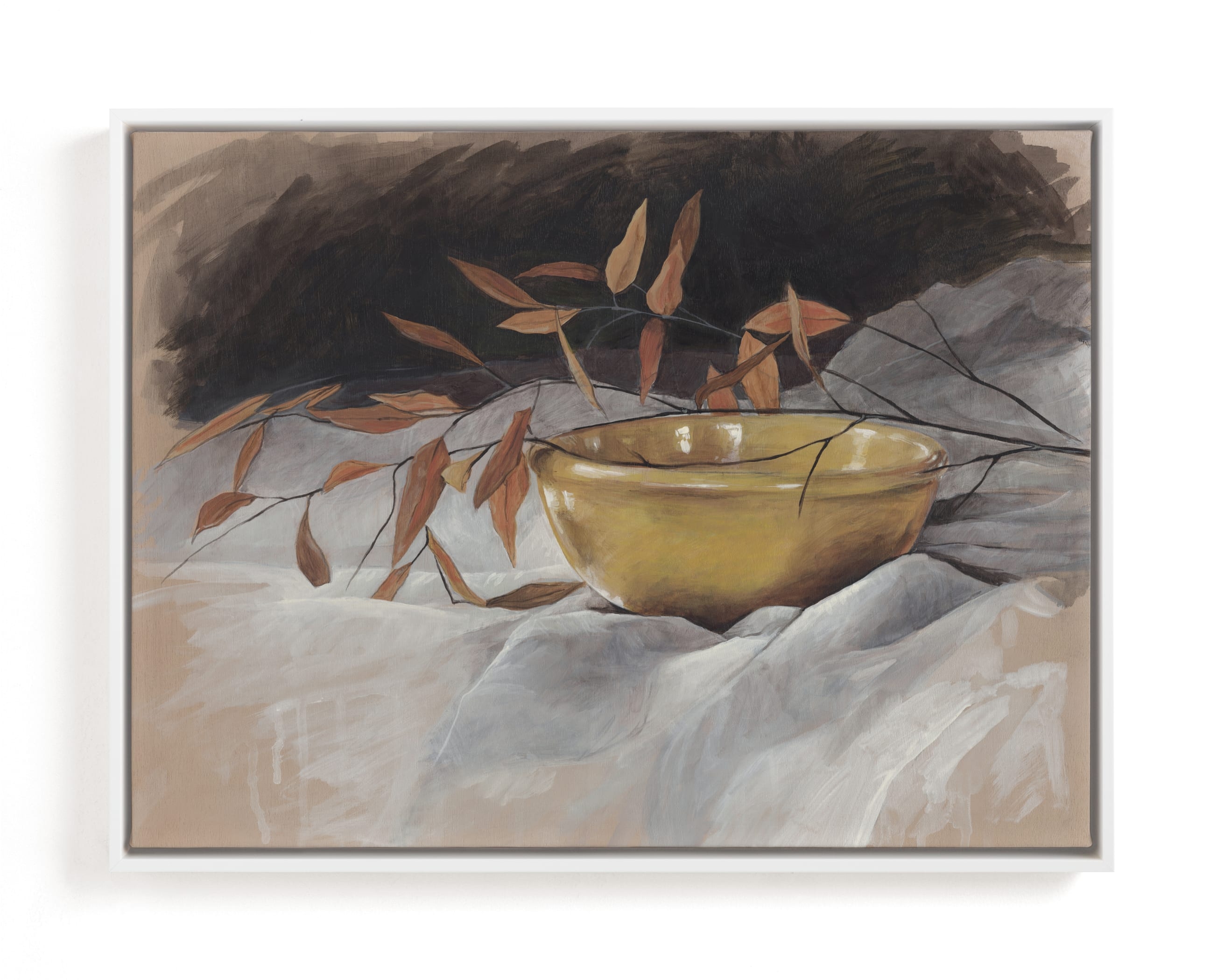Yellow Bowl Limited Edition Fine Art Print 2 - Image 0