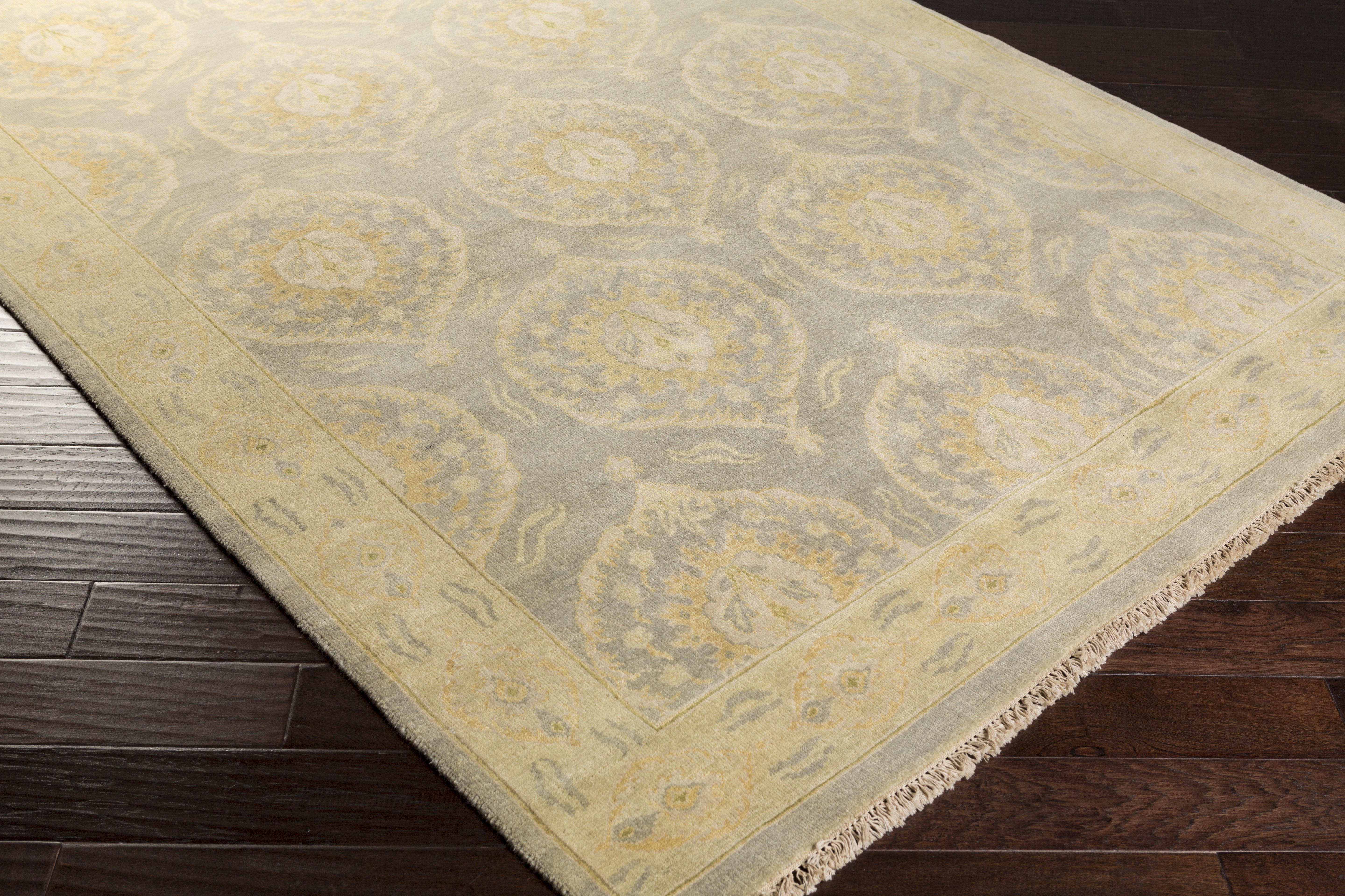 Jade Beige Indoor 8' x 10' Handmade Rug - Image 2