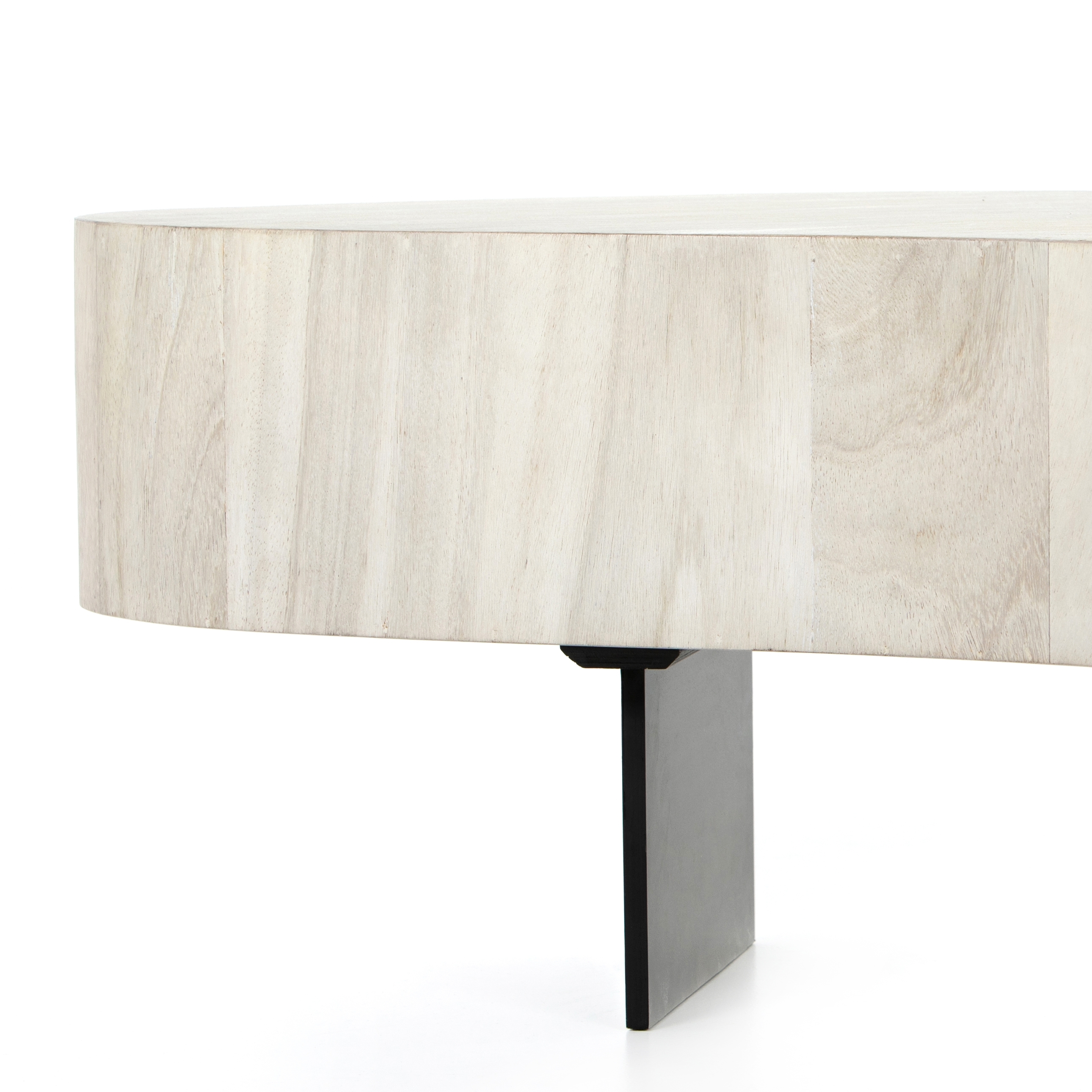 Avett Coffee Table Tall Piece-Bleached - Image 1