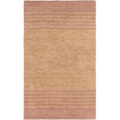 One-of-a-Kind Jovanny Hand-Knotted 2010s Gabbeh Beige/Brown 5' x 8' Wool Area Rug - Image 0
