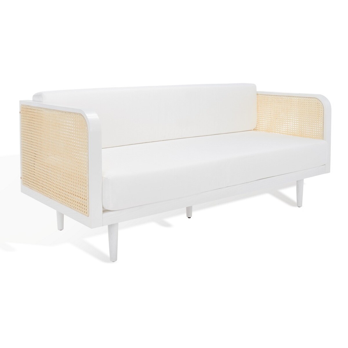 Helena French Cane Daybed  - White/Natural - Image 6
