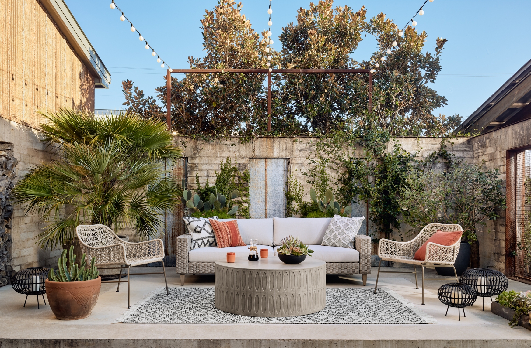 Colorado Drum Coffee Table - Grey Concrete - Image 5